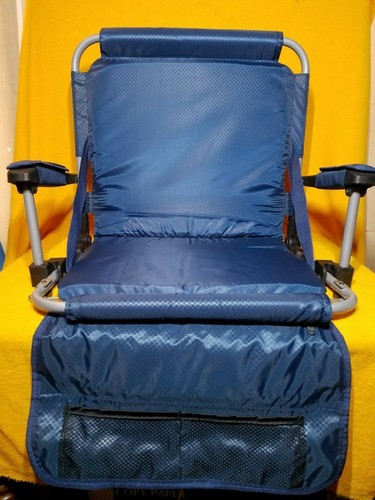 Sedile stadio blu con - sedile,